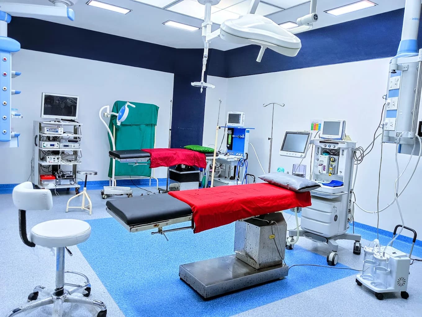 Trauma team in the operating room